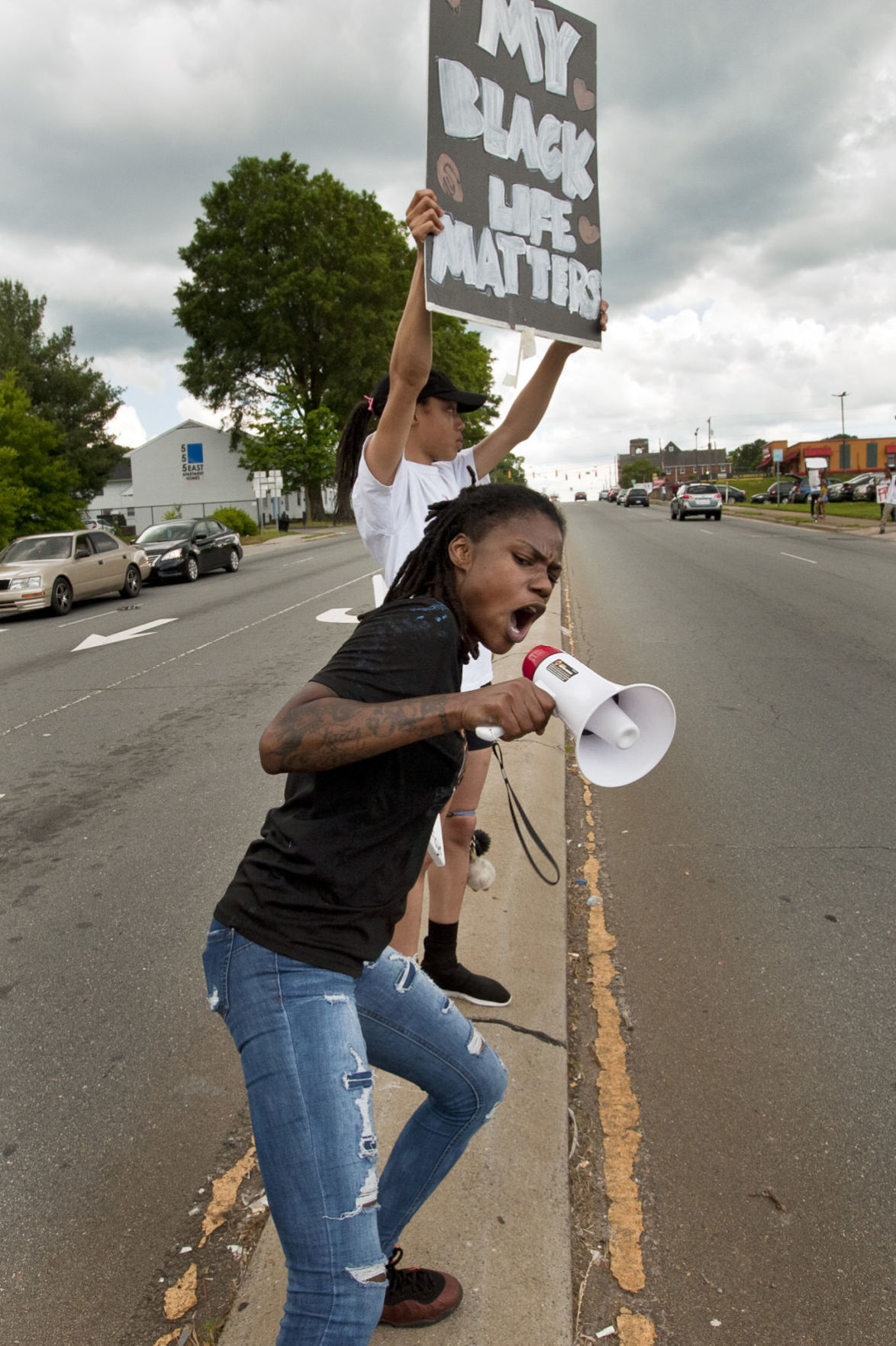 East Winston protest